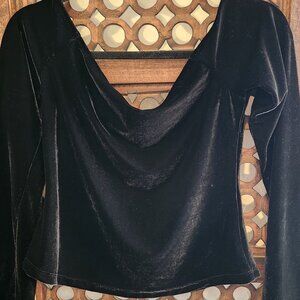 Elodie - long sleeve off the shoulder top NWOT